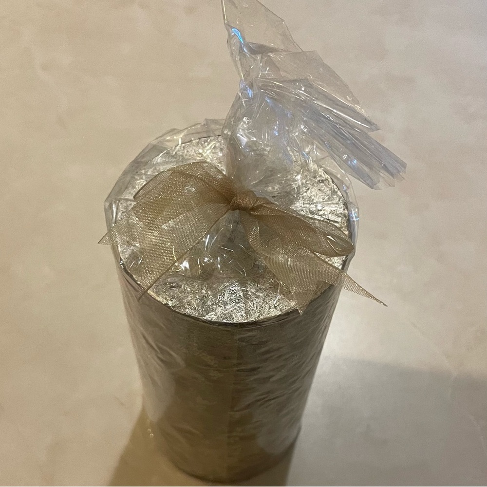 Silver Mercury Pillar Candle
